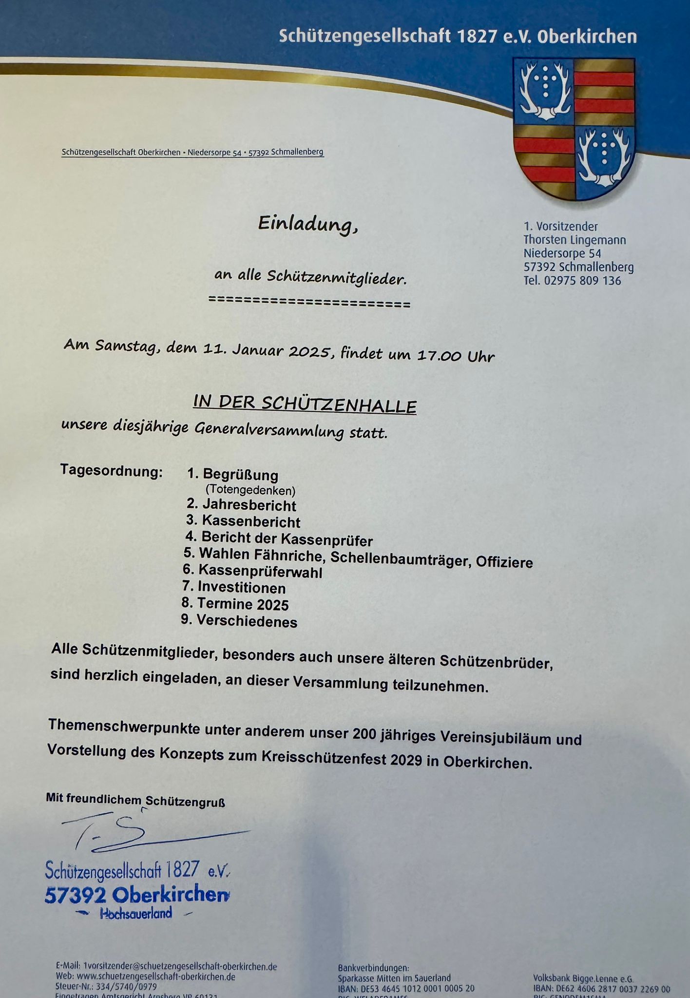 Generalversammlung 2025